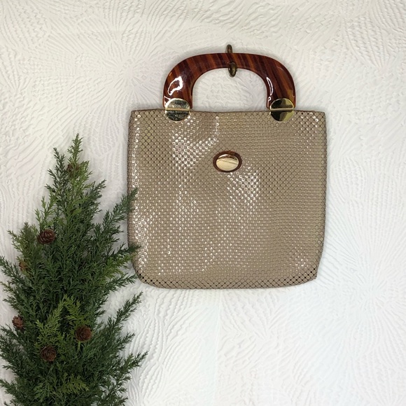 Whiting & Davis Handbags - Vintage Whiting & Davis Mesh Handbag Purse